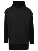 MM6 Maison Margiela Schwarzer Baumwollpullover