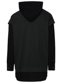 MM6 Maison Margiela Schwarzer Baumwollpullover