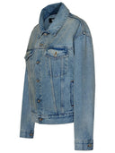Mm6 Maison Margiela Light Blue Denim Jacket