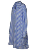 Mm6 Maison Margiela Long Striped Cotton Shirt