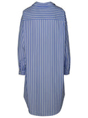 Mm6 Maison Margiela Long Striped Cotton Shirt