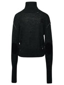 Mm6 Maison Margiela Gray Alpaca Blend Turtleneck Sweater