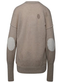 Mm6 Maison Margiela Beige Alpaca Blend Cardigan