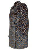 Etro Zwei -Ton -Baumwollmischmantel
