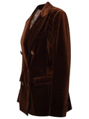 Etro Brown Velvet Blazer