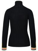 Etro Black Wool Turtleneck Sweater