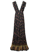 Etro 'Paisley' Dress In Black Viscose Blend