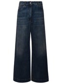Etro Blue Cotton Jeans