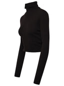 Ferrari Brown Cashmere Turtleneck Sweater