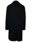 Palm Angels Blue Virgin Wool Blend Coat