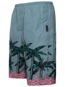 Palm Angels Shorts en polyester bleu clair