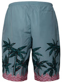 Palm Angels Shorts en polyester bleu clair