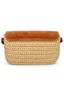 Palm Angels Beige Raffia Bag