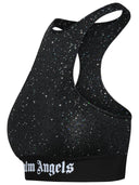 Palm Angels Soire Top In Black Viscose Blend