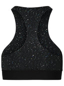 Palm Angels Soire Top In Black Viscose Blend