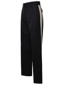 Palm Angels Black Virgin Wool Blend Trousers