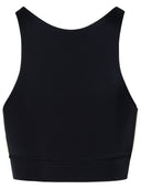 Palm Angels Black Nylon Training Top