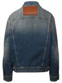 Palm Angels Blue Cotton Jacket