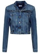 Off White Light Blue Denim Jacket