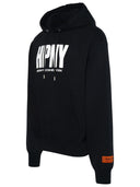 Heron Preston Hpny Black Cotton Hoodie