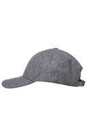 Woolrich John Rich & Bros Premium Hat In Melange Grey Wool Blend