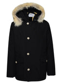 Woolrich John Rich & Bros Artic Anorak Black Cotton Blend Parka