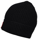 Canada Goose Arctic Disc Black Wool Beanie