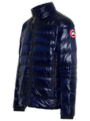 Canada Goose Navy Nylon Crofton Puffer Jacket