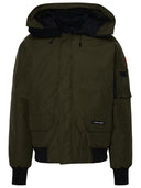 Canada Goose 'Chilliwack' Army Green Cotton Blend Bomber Jacket