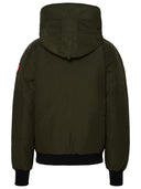 Canada Goose 'Chilliwack' Army Green Cotton Blend Bomber Jacket