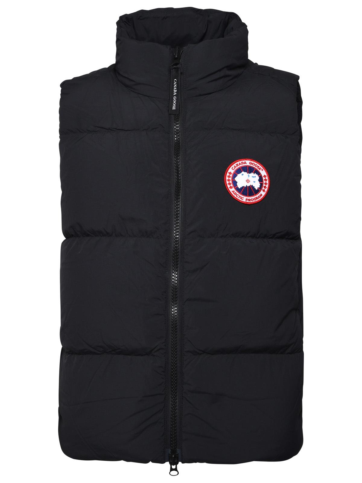 Canada Goose Lawrence Vest In Black Polyamide