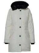 Canada Goose 'Rossclair' White Nylon Parka