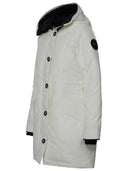 Canada Goose 'Rossclair' White Nylon Parka