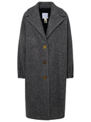 Patou 'Elliptic' Grey Wool Coat