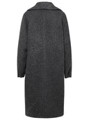 Patou 'Elliptic' Grey Wool Coat