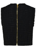 Patou Black Recycled Fault Top