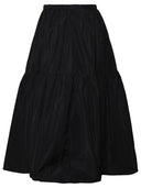 Patou Black Polyester Skirt