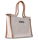 Isabel Marant 'Toledo' Bag In Ecru Cotton