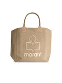 Isabel Marant 'Venky' beige bomullsväska