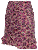 Isabel Marant 'Milendi' Pink Silk Miniskirt