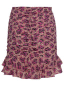 Isabel Marant 'Milendi' Pink Silk Miniskirt