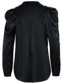 Isabel Marant 'Joanea' Black Silk Blend Shirt