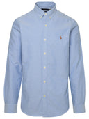 Polo Ralph Lauren Light Blue Oxford Cotton Shirt
