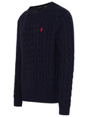 Polo Ralph Lauren蓝色棉毛衣