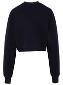 Ambush Destroyed Blue Cotton Sweatshirt