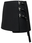 Ambush Black Wool Blend Skirt