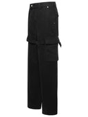 Ambush Black Cotton Trousers