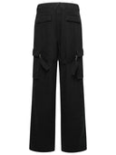 Ambush Black Cotton Trousers