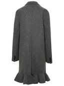 JW Anderson Grey Wollmantel