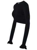Jw Anderson Black Viscose Blend Sweater